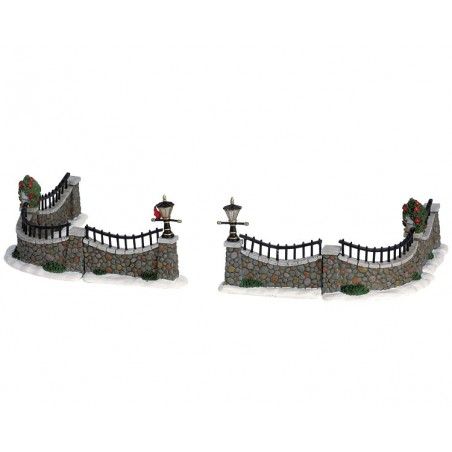 Stone Wall Set Of 6 - Lemax 63576