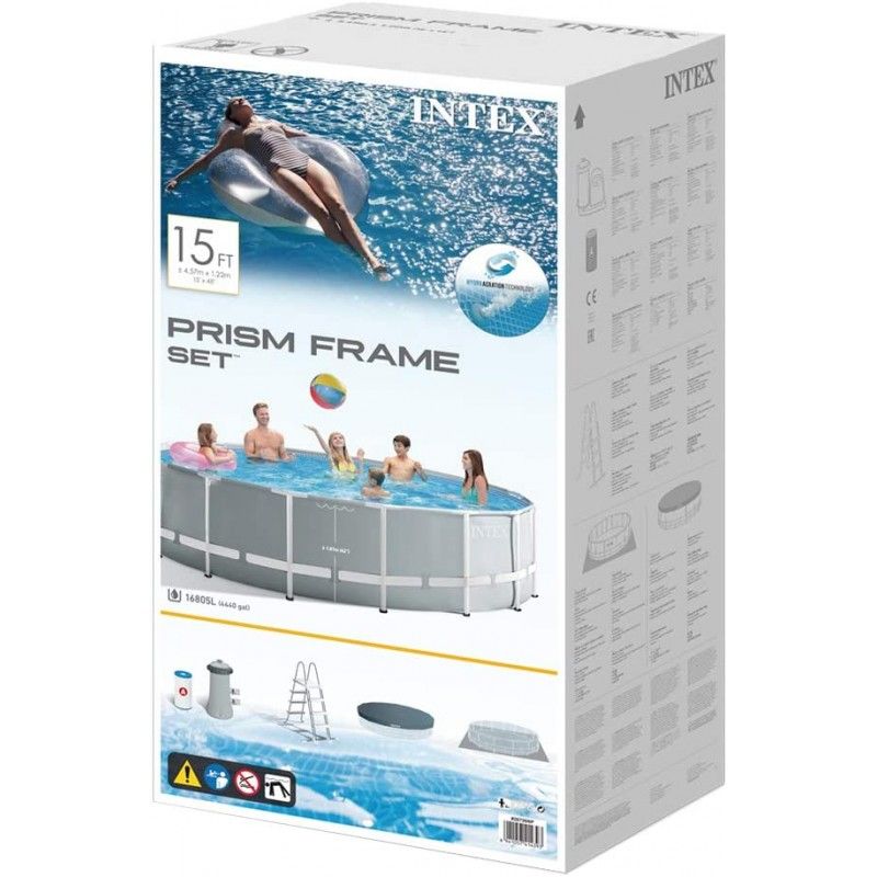 Piscina Fuori Terra Intex Prisma Frame 457×122 cm - Intex 26726