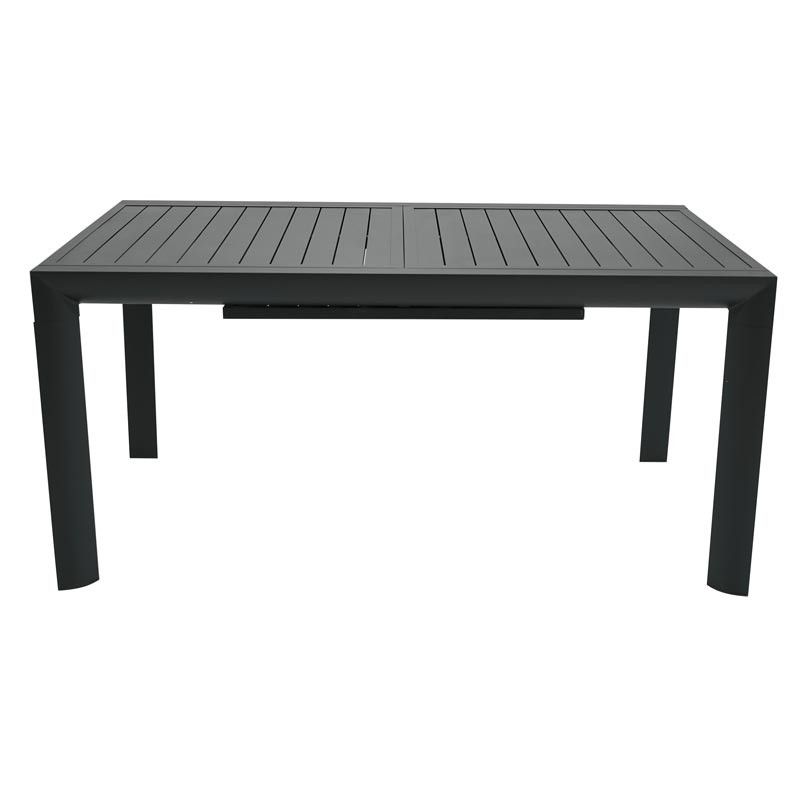 Tavolo Rettangolare Allungabile in Alluminio Antracite |Coffee