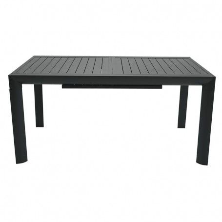 Tavolo Rettangolare Allungabile in Alluminio Antracite |Coffee