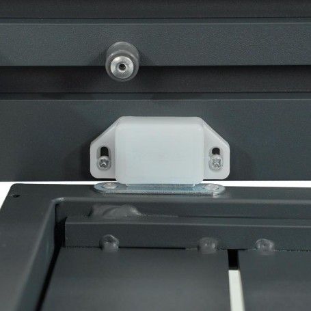 Tavolo Rettangolare Allungabile in Alluminio Antracite |Coffee