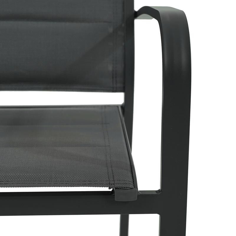 Tavolo Rettangolare Allungabile in Alluminio Antracite |Coffee