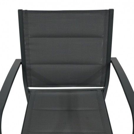 Tavolo Rettangolare Allungabile in Alluminio Antracite |Coffee