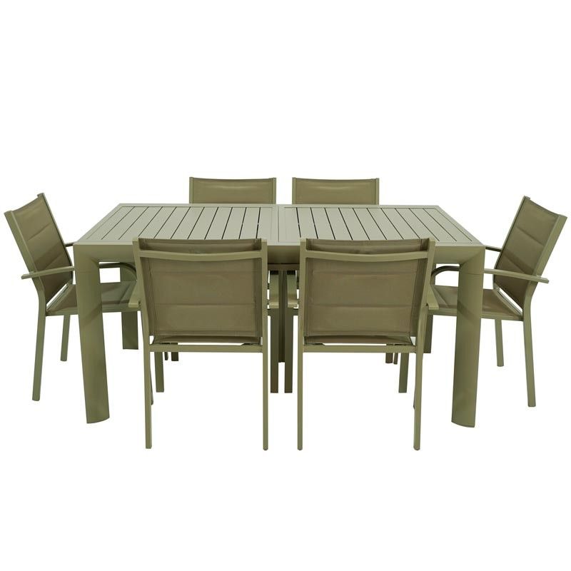 Tavolo Rettangolare Allungabile in Alluminio Tortora | Coffee