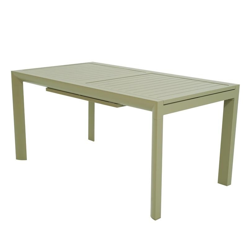 Tavolo Rettangolare Allungabile in Alluminio Tortora | Coffee