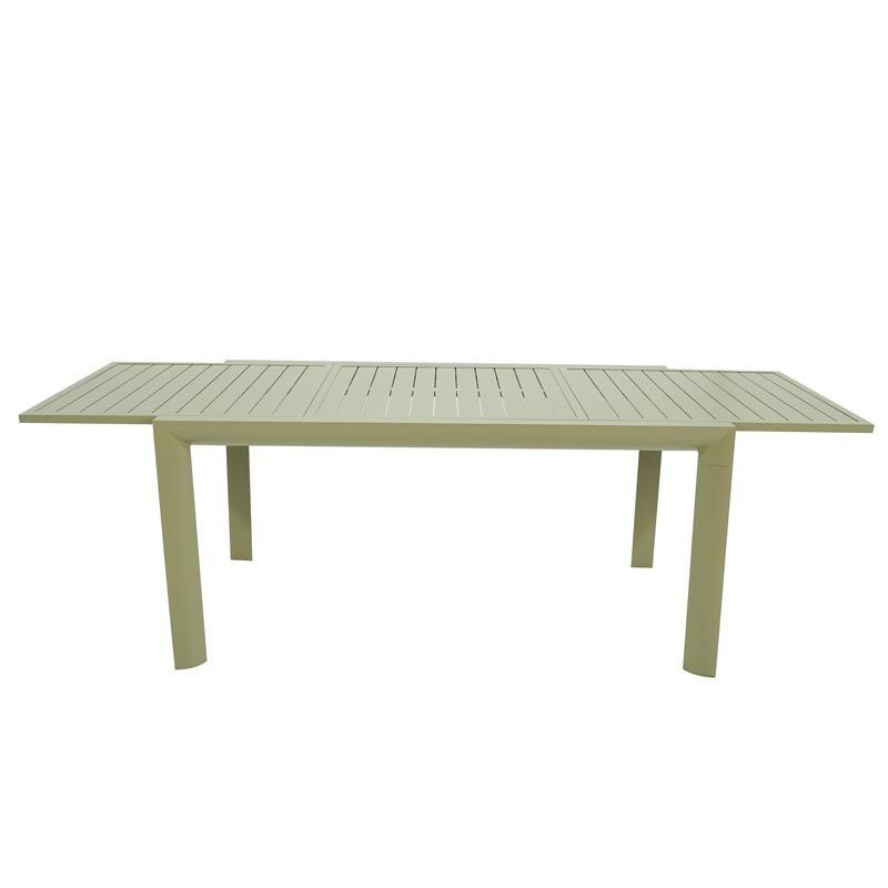 Tavolo Rettangolare Allungabile in Alluminio Tortora | Coffee