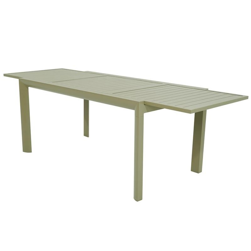 Tavolo Rettangolare Allungabile in Alluminio Tortora | Coffee