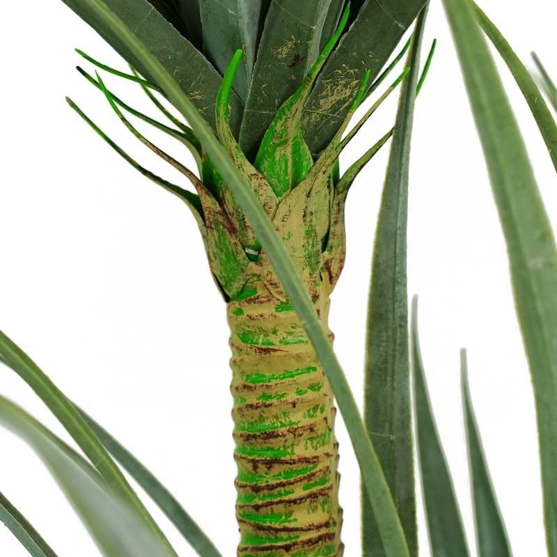 Pianta Palma Artificiale con 3 Tronchi H.195 cm