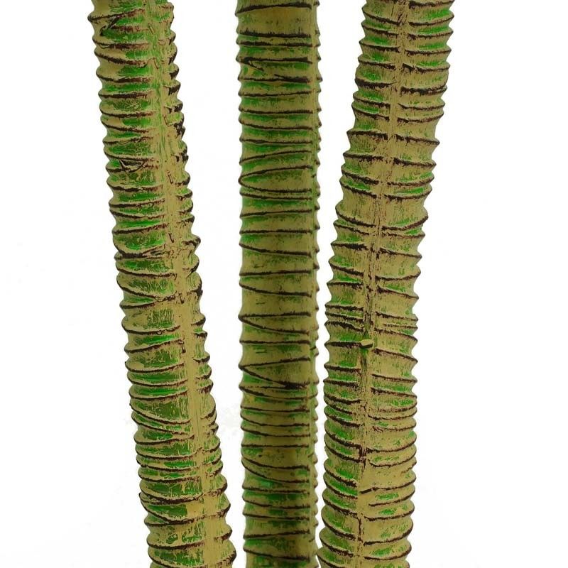 Pianta Palma Artificiale con 3 Tronchi H.195 cm