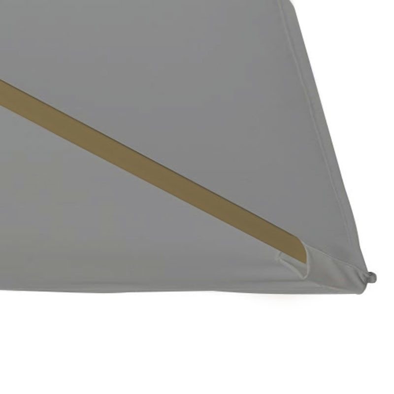 Ombrellone Decentrato da Giardino in Alluminio 3x3 mt Grigio-Tortora | Alba