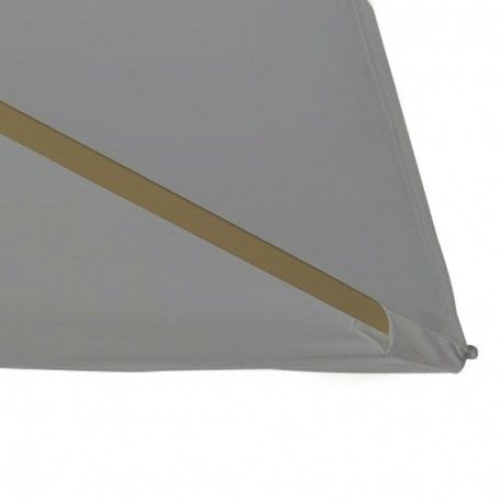 Ombrellone Decentrato da Giardino in Alluminio 3x3 mt Grigio-Tortora | Alba