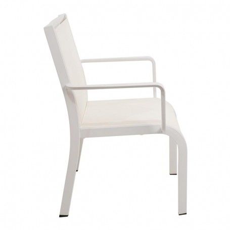 Tavolo Rettangolare Allungabile in Alluminio Bianco | Aci