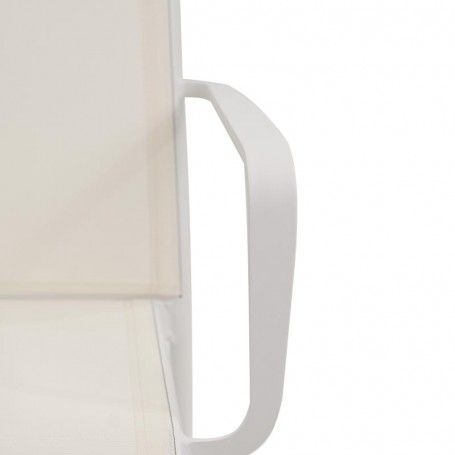 Tavolo Rettangolare Allungabile in Alluminio Bianco | Aci