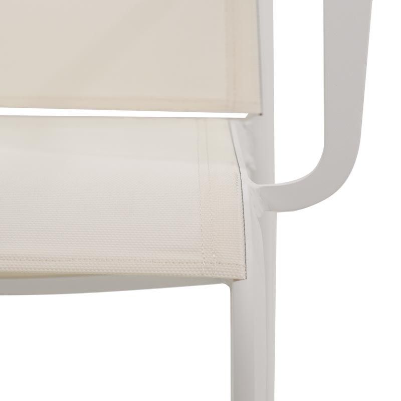 Tavolo Rettangolare Allungabile in Alluminio Bianco | Aci