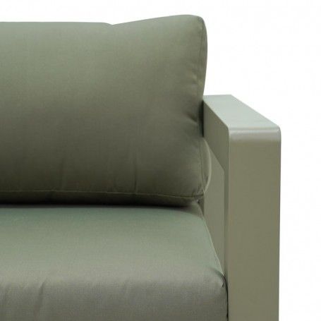 Set Divano da Giardino in Alluminio | Orlando Tortora