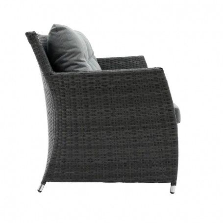 Set Divano da Giardino in Alluminio Antracite - Teseo