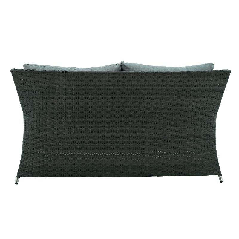 Set Divano da Giardino in Alluminio Antracite - Teseo