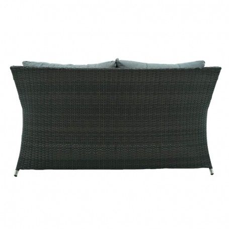 Set Divano da Giardino in Alluminio Antracite - Teseo