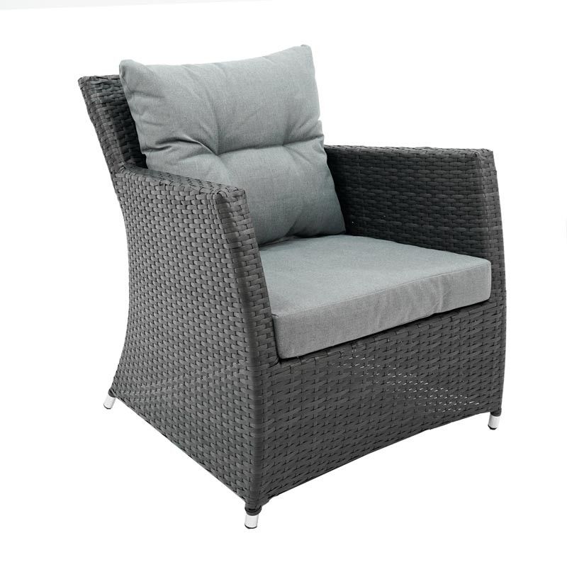 Set Divano da Giardino in Alluminio Antracite - Teseo