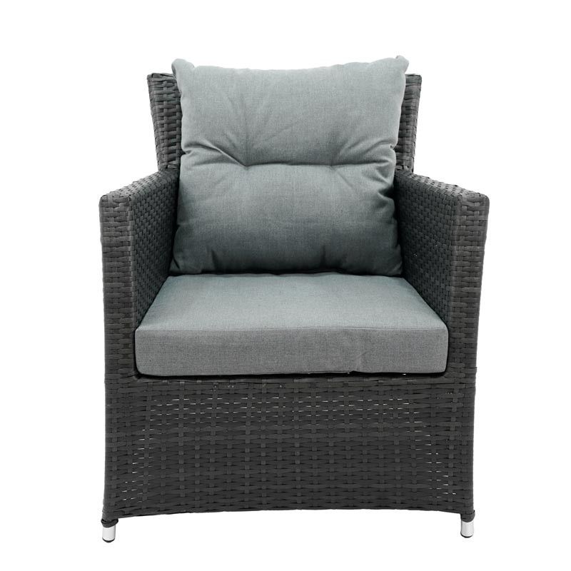 Set Divano da Giardino in Alluminio Antracite - Teseo