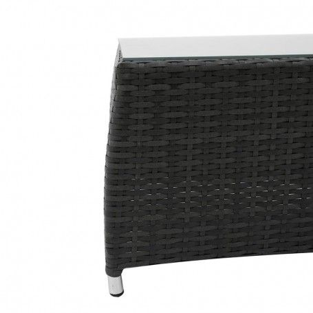 Set Divano da Giardino in Alluminio Antracite - Teseo