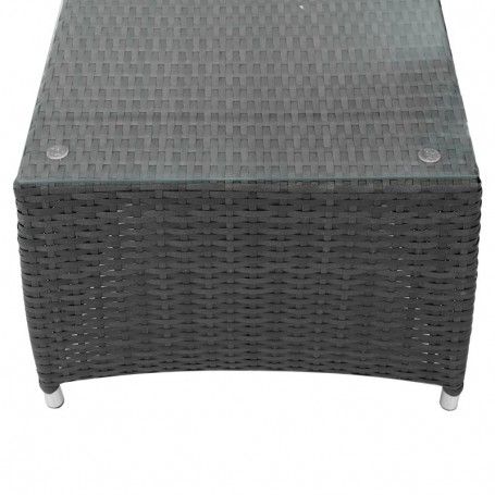 Set Divano da Giardino in Alluminio Antracite - Teseo