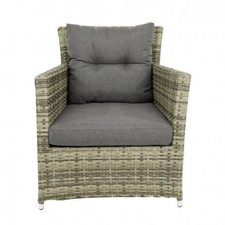 Set Divano da Giardino in Alluminio Beige - Lisandro