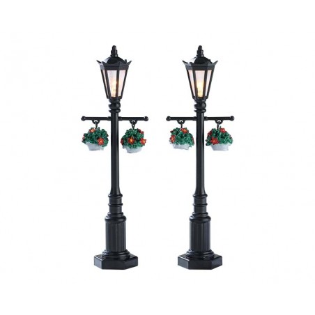 Old English Lamp Post Set of 2 - Lemax 74231