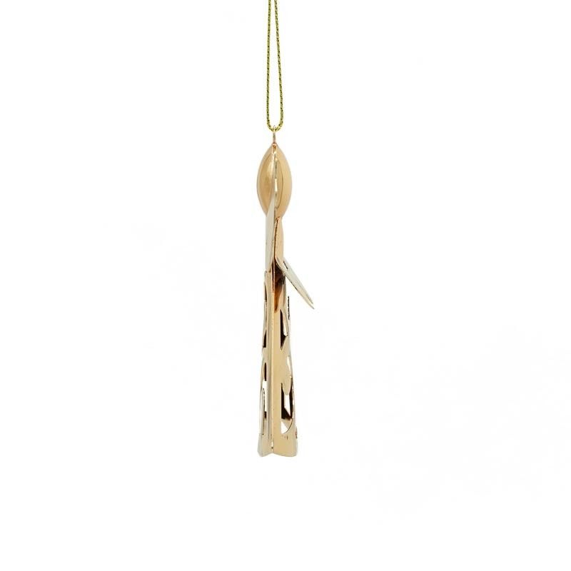 Angelo Natalizio 3D da Appendere Oro