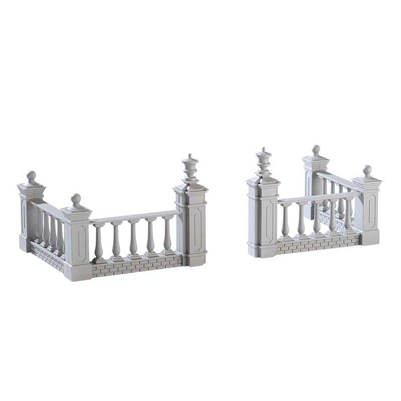 Plaza Fence Set Of 4 - Lemax 74237