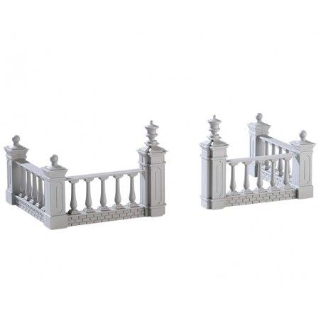 Plaza Fence Set Of 4 - Lemax 74237