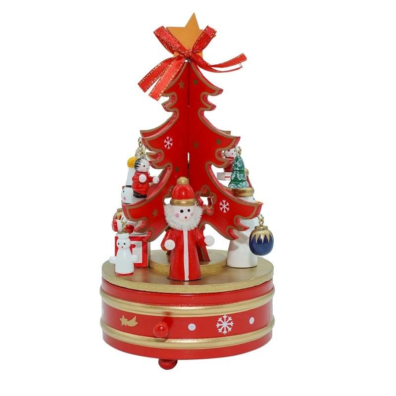 Carillon a Forma di Albero di Natale Rosso 3 Misure