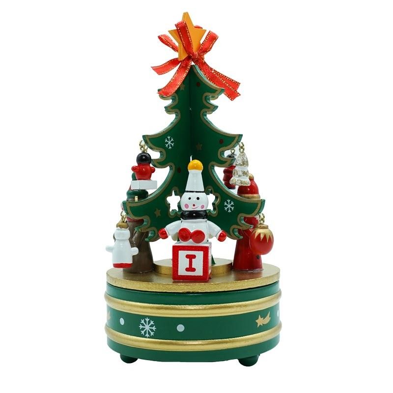 Carillon con Albero di Natale Verde 2 Misure