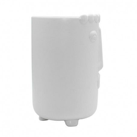 Vaso in Ceramica Bianco H.25 cm