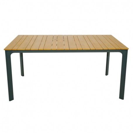 Tavolo Rettangolare per Esterni in Alluminio Antracite - Osiride