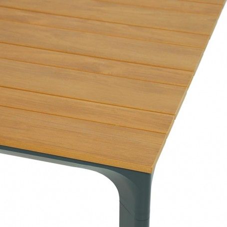 Tavolo Rettangolare per Esterni in Alluminio Antracite - Osiride