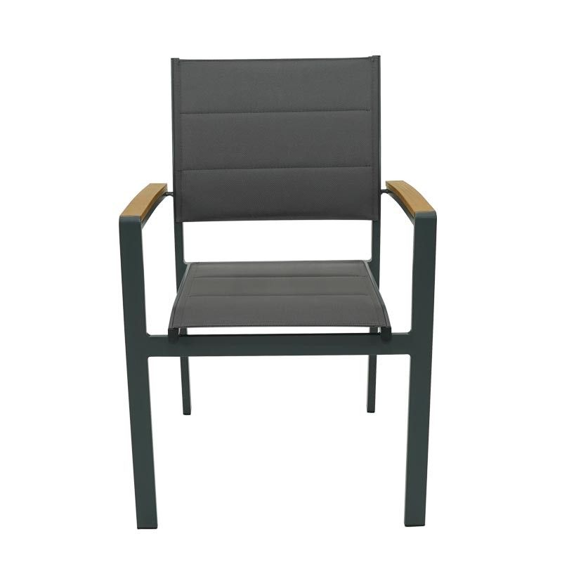 Tavolo Rettangolare per Esterni in Alluminio Antracite - Osiride