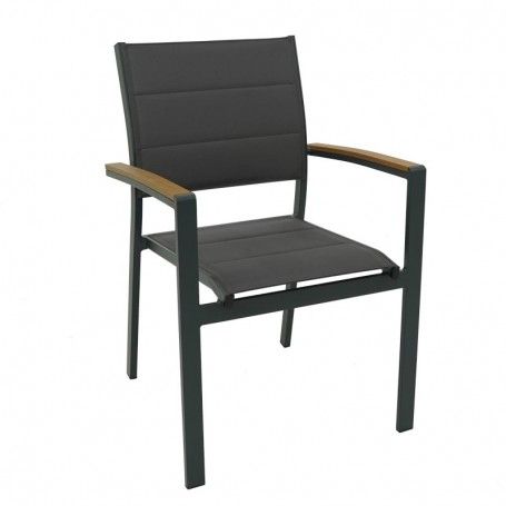 Tavolo Rettangolare per Esterni in Alluminio Antracite - Osiride