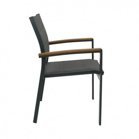 Tavolo Rettangolare per Esterni in Alluminio Antracite - Osiride