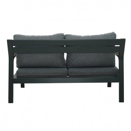 Set Divano da Giardino in Alluminio Antracite - Amon