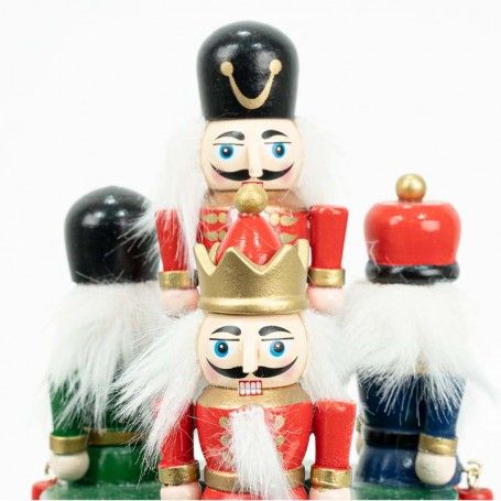 Schiaccianoci Natalizi su Carillon H.20 cm