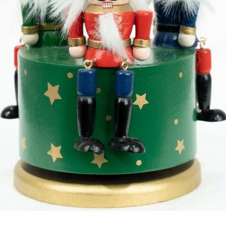 Schiaccianoci Natalizi su Carillon H.20 cm