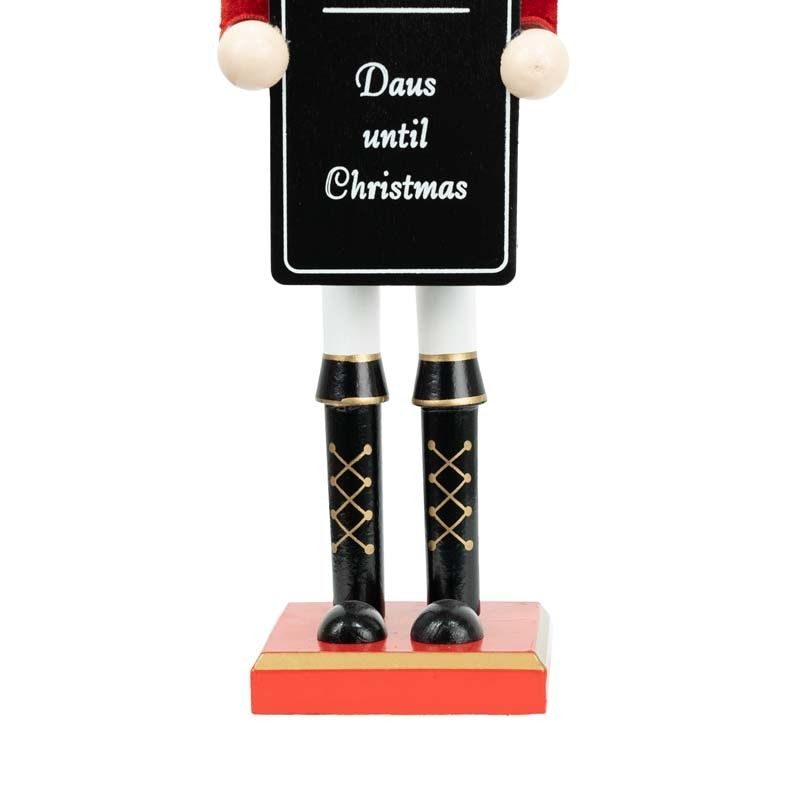 Schiaccianoci Natalizio con Lavagna H.38 cm