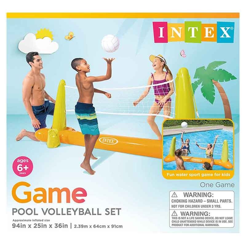 Rete da Pallavolo Gonfiabile Galleggiante 239x64x91 cm - 56508 Intex