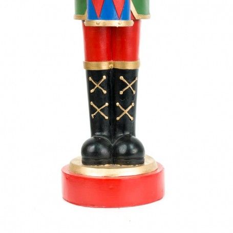 Orso Schiaccianoci Natalizio con Tamburo H.46 cm