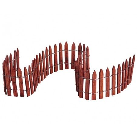 Wired Wooden Fence - Lemax 84813