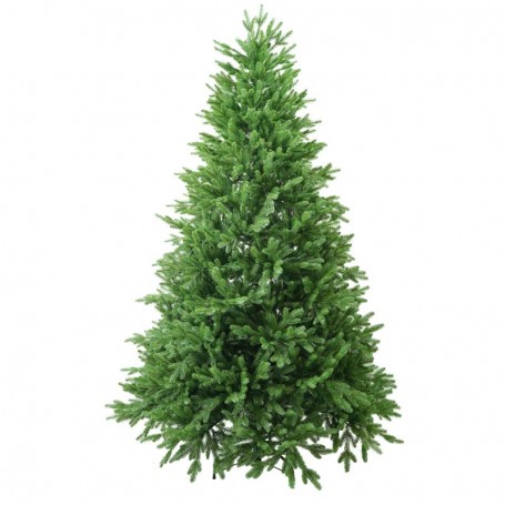Albero di Natale Abete Verde Chiaro in Pe H.180/270 cm Apertura ad Ombrello - Deluxe Green