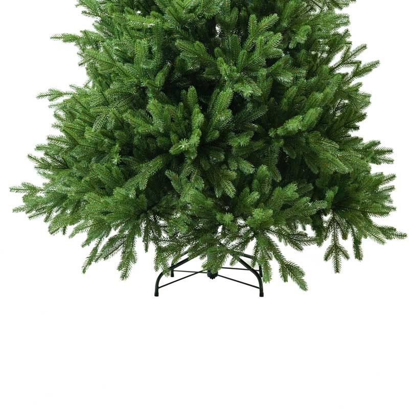 Albero di Natale Abete Verde Chiaro in Pe H.180/270 cm Apertura ad Ombrello - Deluxe Green