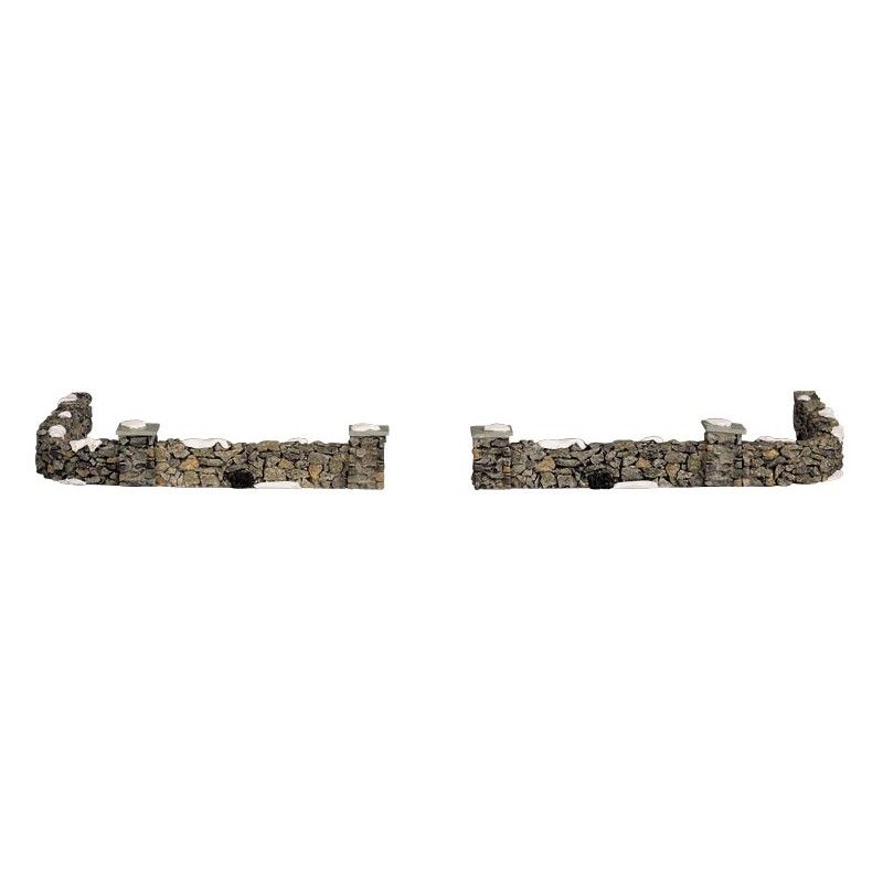 Colonial Stone Wall Set of 10 - Lemax 93304