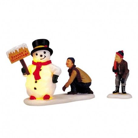 Frosty's Friendly Greeting Set of 2 - Lemax 04511